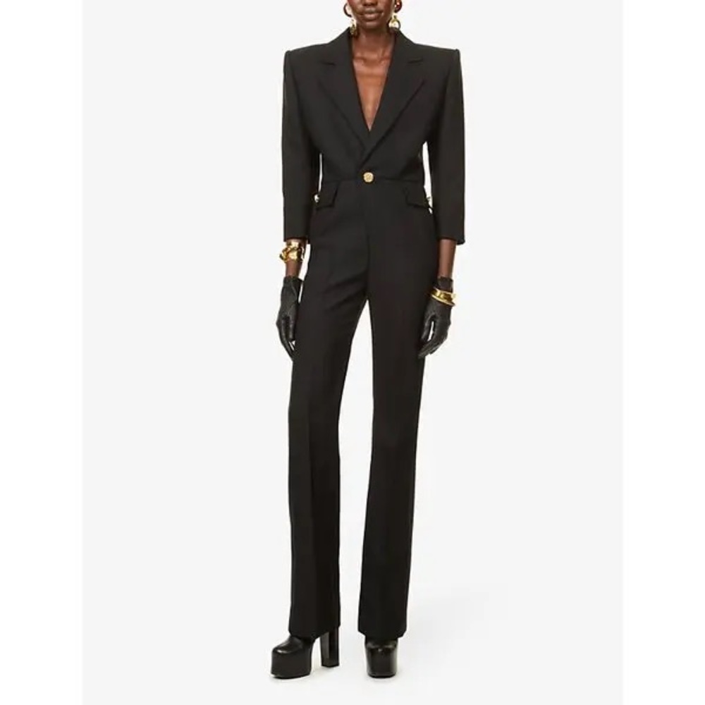 NWT Saint Laurent Black Tailored Jumpsuit